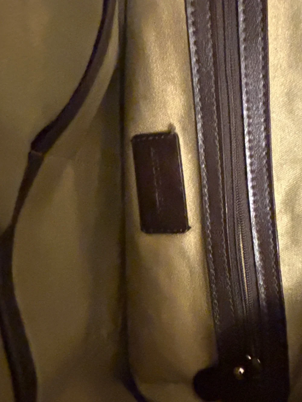 Classic Women's Leather Tote Bag in Brown by Adrienne Vittadini